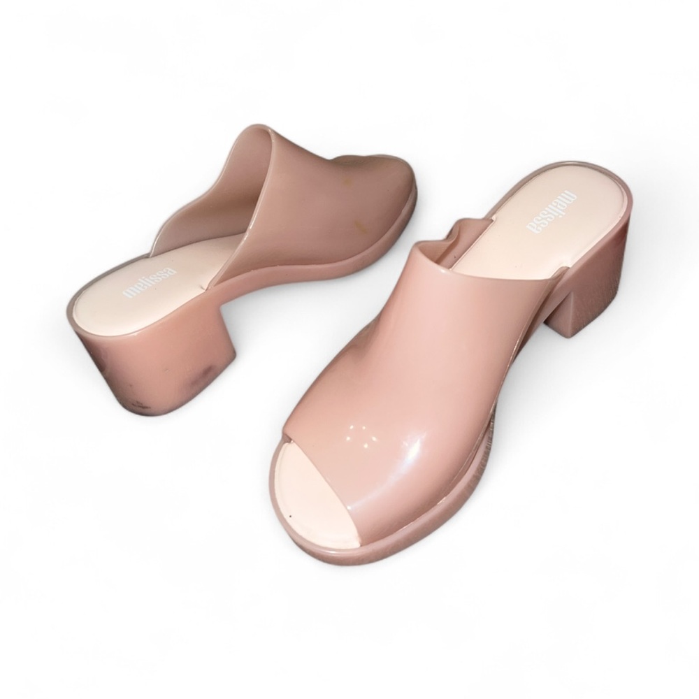 MELISSA Mule Hype Pink Size 8 - Picture 2 of 5
